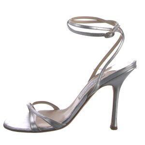 Jimmy Choo leather slingback heels